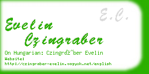 evelin czingraber business card